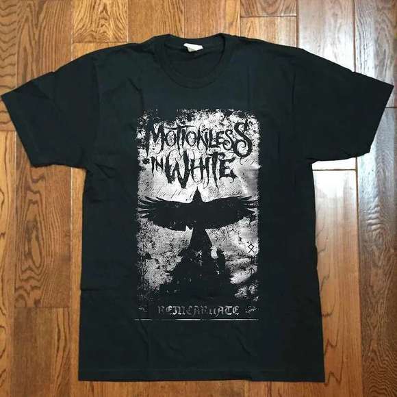 Motionless In White Metalcore Band Unisex T Shirt - Picture 1 of 4